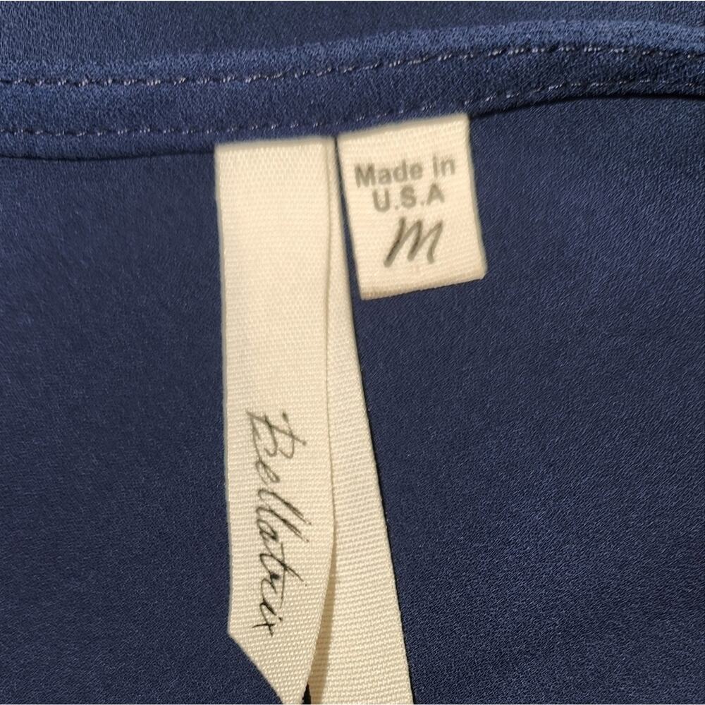 Bellatrix Navy Blue Blouse || Medium EUC - Picture 11 of 11